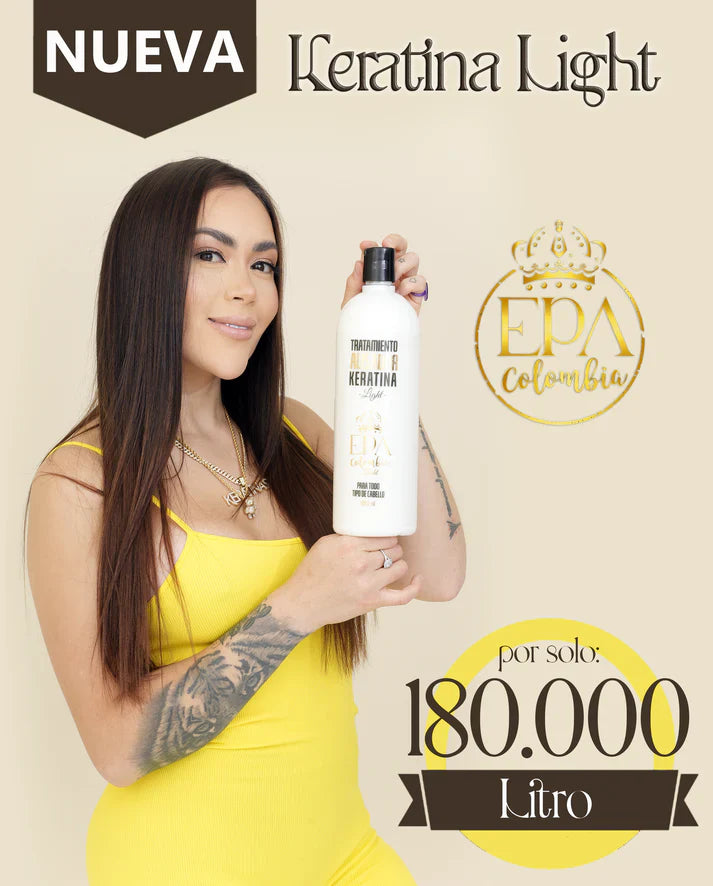 Combo Litro de Keratina Light EPA Colombia