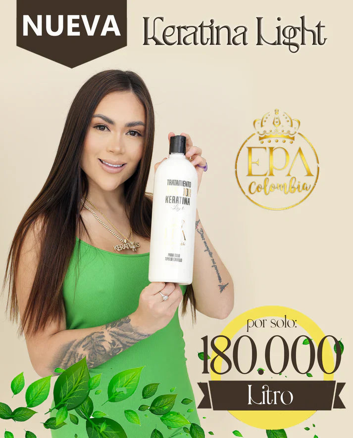 Combo Litro de Keratina Light EPA Colombia
