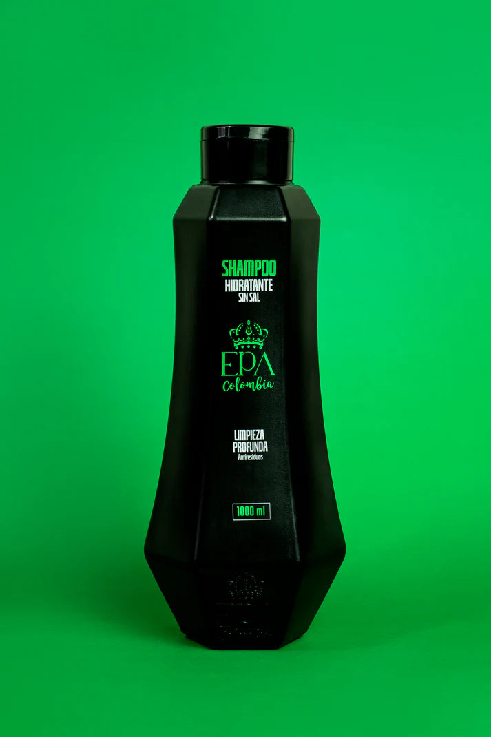 Shampoo Hidratante sin Sal - Antiresiduos (verde o morado) 1 litro