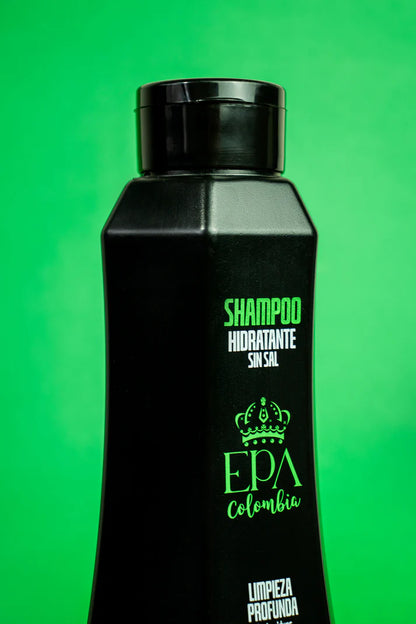 Shampoo Hidratante sin Sal - Antiresiduos (verde o morado) 1 litro