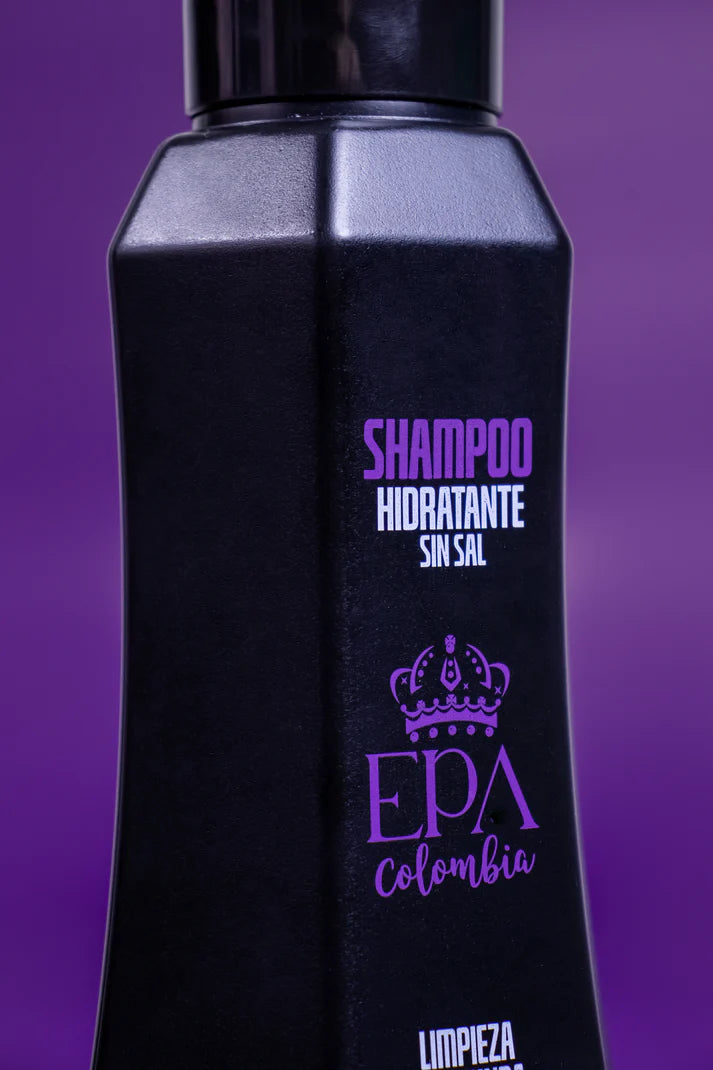 Shampoo Hidratante sin Sal - Antiresiduos (verde o morado) 1 litro