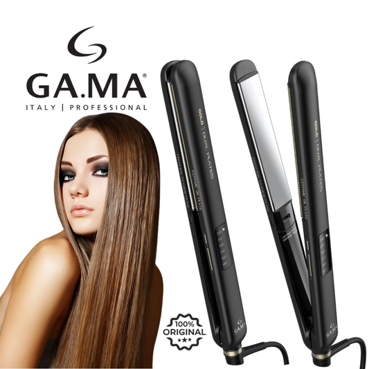 PLANCHA GAMA PROFESIONAL GOLD DUAL PLATES TITANIO